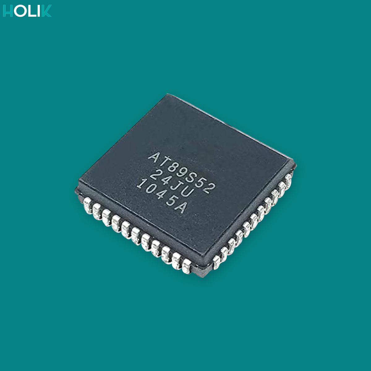 AT89S52-24JU  IC MCU 8BIT 8KB FLASH 44PLCC